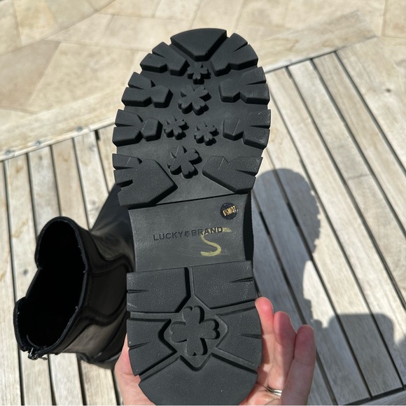 Lucky Brand 🍀 Chelsea Combat Boots - Picture 8 of 9